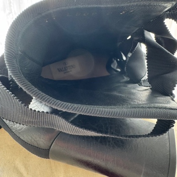 VALENTINO Boots 'NEW' - Ballerina Black Lace-Up - EU 37 - Picture 12 of 15